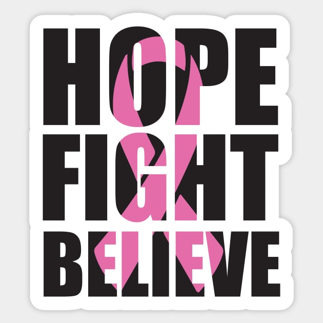 HOPE FIGHT BELIEVE Sticker by nektarinchen